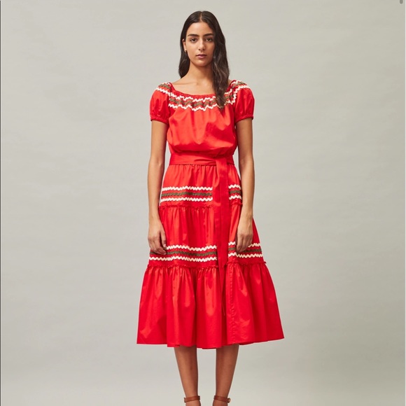 Tory Burch Dresses & Skirts - Tory Burch Embroidered Peasant Dress